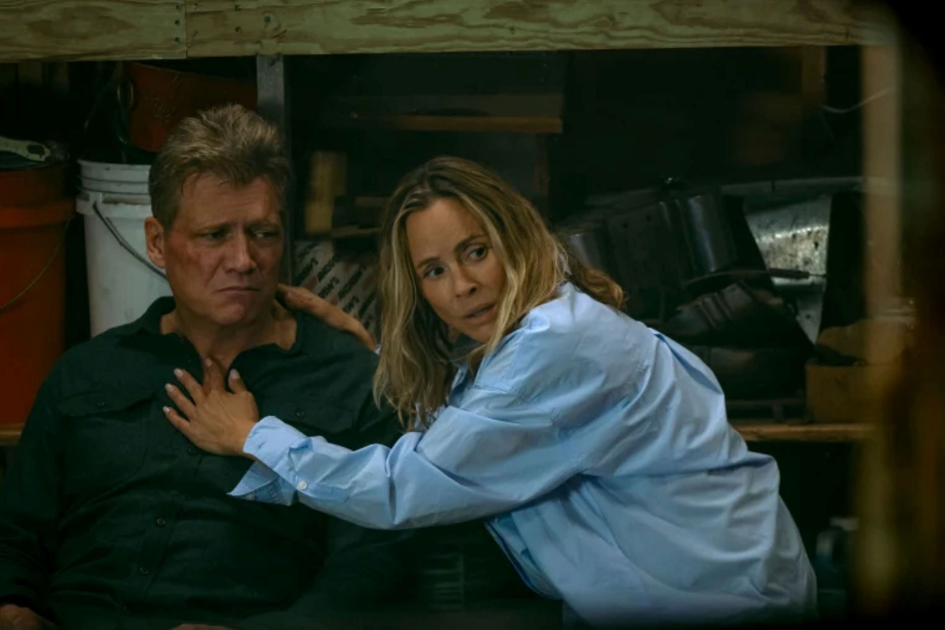 Harlan and Belle Buckley in The Waterfront (Image via Netflix)